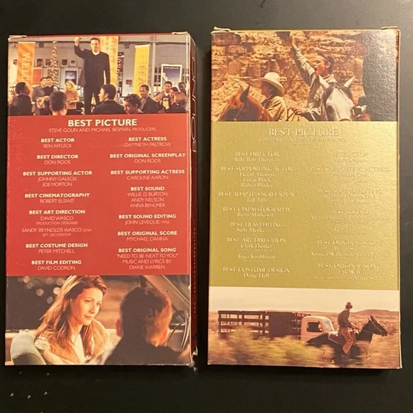 Ben AFFLECK Matt DAMON Gwyneth PALTROW 2000 MIRAMAX Academy screener VHS tapes - Picture 3 of 4